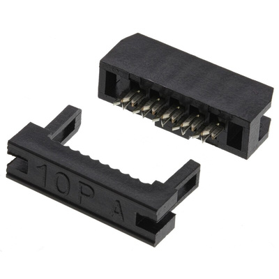 ASSMANN WSW 10-Way IDC Connector Socket for Cable Mount, 2-Row