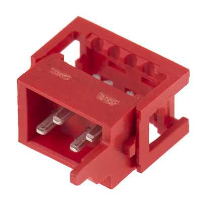 TE Connectivity 4-Way IDC Connector Plug for Cable Mount, 2-Row