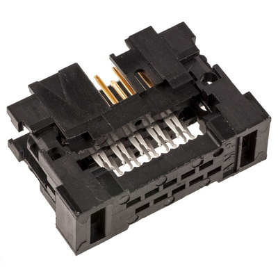 TE Connectivity 10-Way IDC Connector Plug for Cable Mount, 2-Row