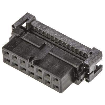 TE Connectivity 14-Way IDC Connector Socket for Cable Mount, 2-Row