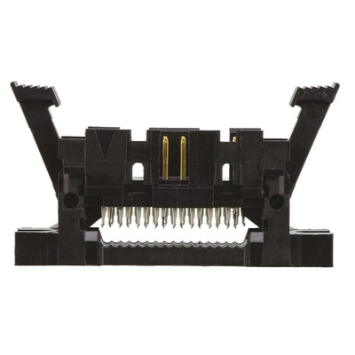 TE Connectivity 16-Way IDC Connector Plug for Panel Mount, 2-Row