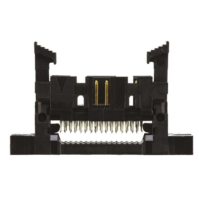 TE Connectivity 16-Way IDC Connector Plug for Panel Mount, 2-Row