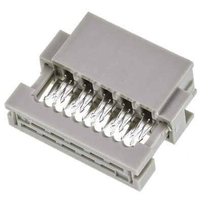 TE Connectivity 10-Way IDC Connector Socket for Cable Mount, 2-Row