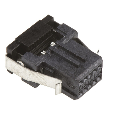 TE Connectivity 10-Way IDC Connector Socket for Cable Mount, 2-Row