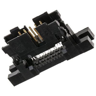 TE Connectivity 10-Way IDC Connector Plug for Cable Mount, 2-Row