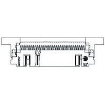 TE Connectivity 20-Way IDC Connector Plug for Cable Mount, 2-Row