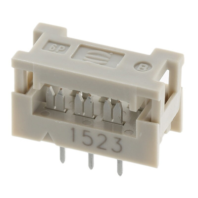 HARTING 6-Way IDC Connector Plug for  Through Hole Mount, 2-Row