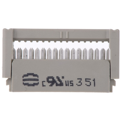 HARTING 16-Way IDC Connector Socket for Cable Mount, 2-Row