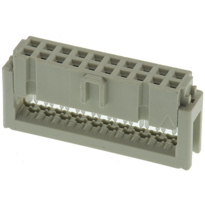 HARTING 20-Way IDC Connector Socket for Cable Mount, 2-Row