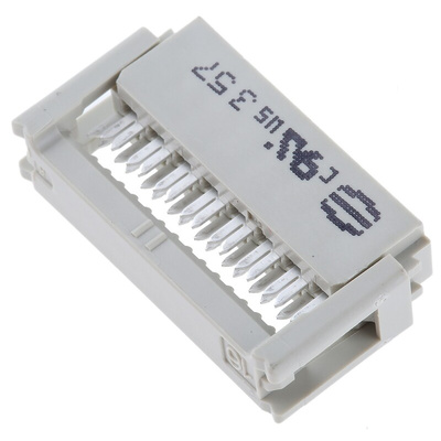 Harting 16-Way IDC Connector Socket for Cable Mount, 2-Row