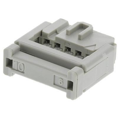 HARTING 10-Way IDC Connector Socket for Cable Mount, 2-Row