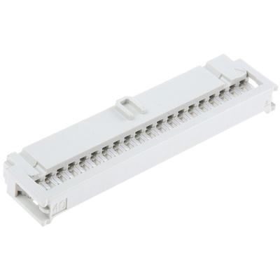 Harting 40-Way IDC Connector Socket for Cable Mount, 2-Row