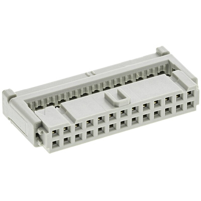 Harting 26-Way IDC Connector Socket for Cable Mount, 2-Row