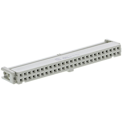 HARTING 50-Way IDC Connector Socket for Cable Mount, 2-Row