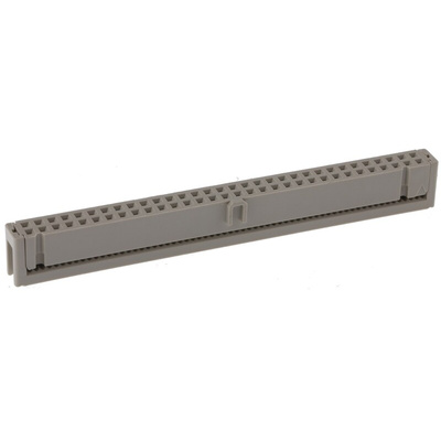 HARTING 64-Way IDC Connector Socket for Cable Mount, 2-Row