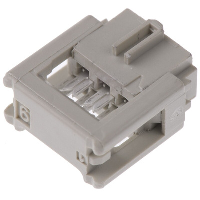 HARTING 6-Way IDC Connector Socket for Cable Mount, 2-Row