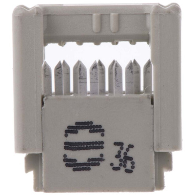 HARTING 6-Way IDC Connector Socket for Cable Mount, 2-Row
