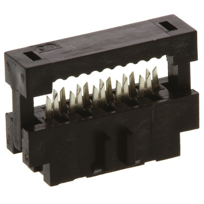 Amphenol Communications Solutions 10-Way IDC Connector Socket for Cable Mount, 2-Row