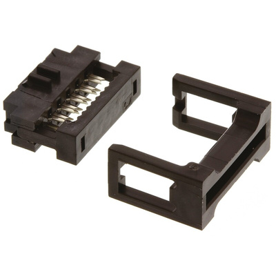 Amphenol Communications Solutions 10-Way IDC Connector Socket for Cable Mount, 2-Row