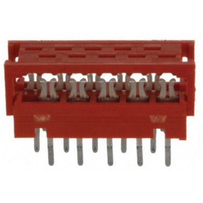 TE Connectivity 10-Way IDC Connector Plug for Cable Mount, 2-Row