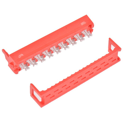 TE Connectivity 18-Way IDC Connector Plug for Cable Mount, 2-Row