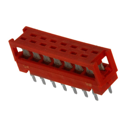 TE Connectivity 14-Way IDC Connector Plug for Cable Mount, 2-Row