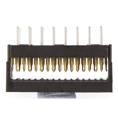 TE Connectivity 16-Way IDC Connector Plug for Cable Mount, 2-Row