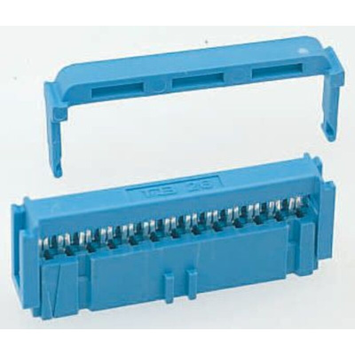 TE Connectivity 50-Way IDC Connector Socket for Cable Mount, 2-Row