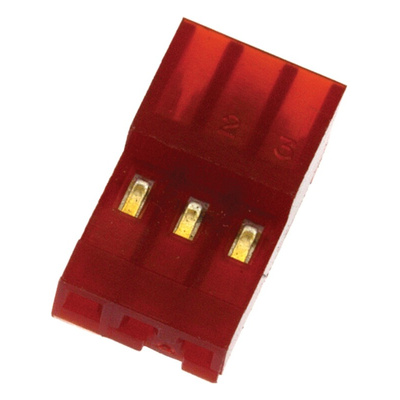 TE Connectivity 3-Way IDC Connector Socket for Cable Mount, 1-Row