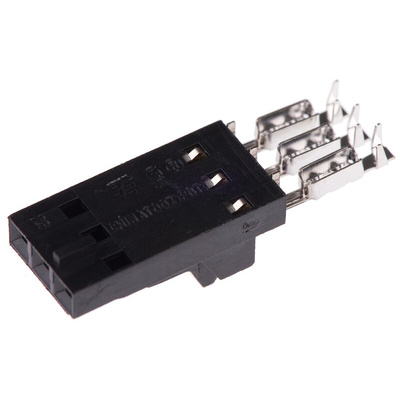 TE Connectivity 3-Way IDC Connector Socket for Cable Mount, 1-Row