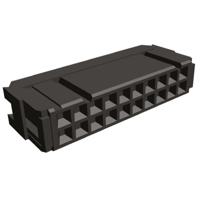 TE Connectivity 20-Way IDC Connector Socket for Cable Mount, 2-Row