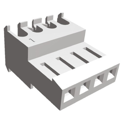 TE Connectivity 4-Way IDC Connector Socket for Cable Mount, 1-Row