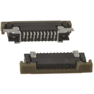 Amphenol Communications Solutions, SFV-R 0.5mm Pitch 10 Way Right Angle Male FPC Connector, ZIF Top Contact