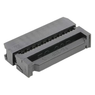 Wurth Elektronik 20-Way IDC Connector Socket for Cable Mount, 2-Row