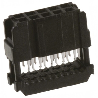 TE Connectivity 10-Way IDC Connector Socket for Cable Mount, 2-Row