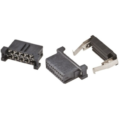 TE Connectivity 24-Way IDC Connector Socket for Cable Mount, 2-Row