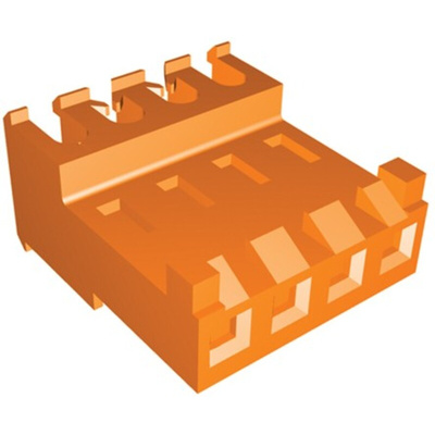 TE Connectivity 4-Way IDC Connector Socket for Cable Mount, 1-Row