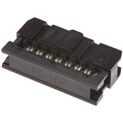 Amphenol 16-Way IDC Connector Socket for Cable Mount, 2-Row