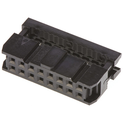 Amphenol 16-Way IDC Connector Socket for Cable Mount, 2-Row
