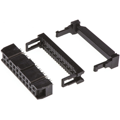 Amphenol 20-Way IDC Connector Socket for Cable Mount, 2-Row