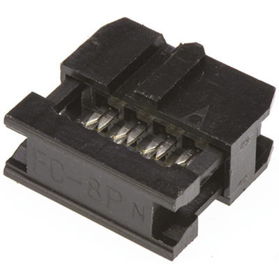 Amphenol 8-Way IDC Connector Socket for Cable Mount, 2-Row