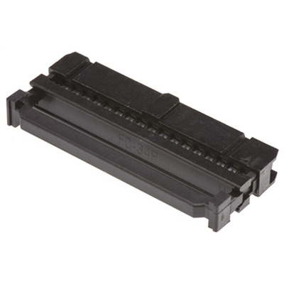 Amphenol 34-Way IDC Connector Socket for Cable Mount, 2-Row