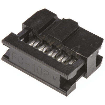 Amphenol ICC 10-Way IDC Connector Socket for Cable Mount, 2-Row
