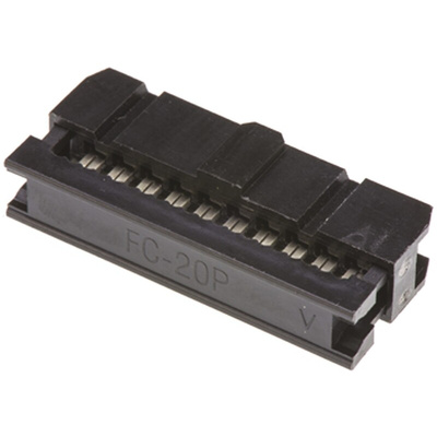 Amphenol 20-Way IDC Connector Socket for Cable Mount, 2-Row