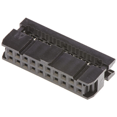 Amphenol 20-Way IDC Connector Socket for Cable Mount, 2-Row