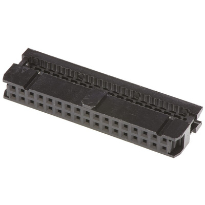 Amphenol ICC 34-Way IDC Connector Socket for Cable Mount, 2-Row