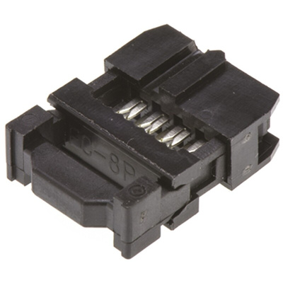 Amphenol ICC 8-Way IDC Connector Socket for Cable Mount, 2-Row