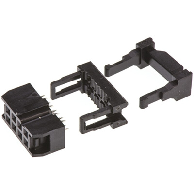 Amphenol ICC 8-Way IDC Connector Socket for Cable Mount, 2-Row