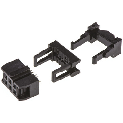 Amphenol 6-Way IDC Connector Socket for Cable Mount, 2-Row