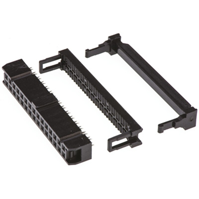 Amphenol 30-Way IDC Connector Socket for Cable Mount, 2-Row